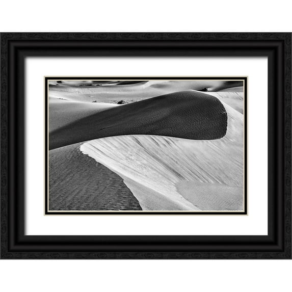 Ford, John 32x23 Black Ornate Wood Framed with Double Matting Museum Art Print Titled - Mesquite Dunes-Death Valley National Park-California