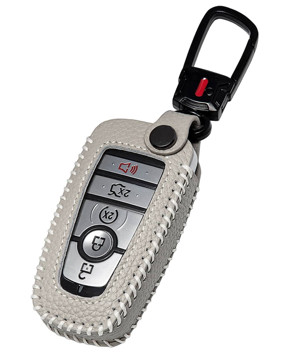 for Ford Key Fob Cover with Keychain, Leather Keyless Entry Car Smart ...