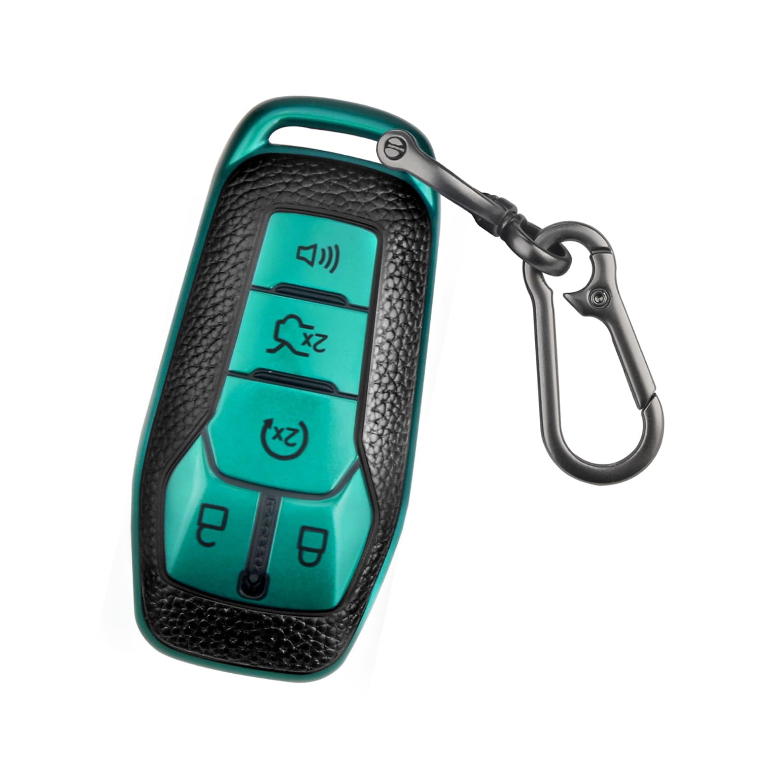 For Ford Key Fob Cover with Keychain, Shell Compatible with Ford Explorer, F150, Lincoln MKC, MKX, MKZ, Fusion, Mustang, Edge Remote Vehicle Accessories
