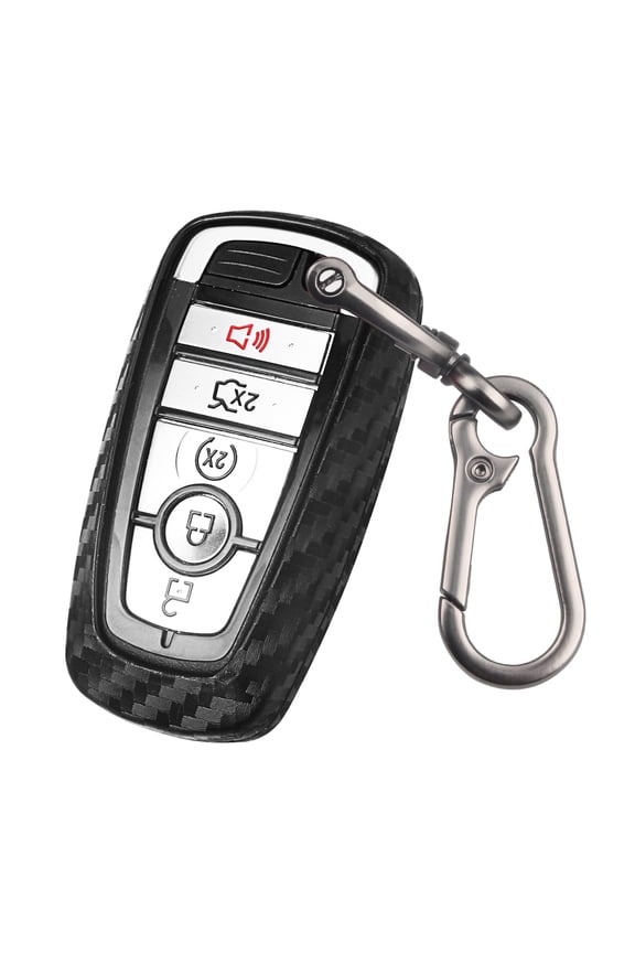 for Ford Key fob Cover,TPU Car Key Case Protector with Keychain Compatible with 2017 2018 2019 Ford Fusion F150 F250 F350 F450 F550 Edge Explorer Escape Mustang 3/4/5 buttons Smart Key