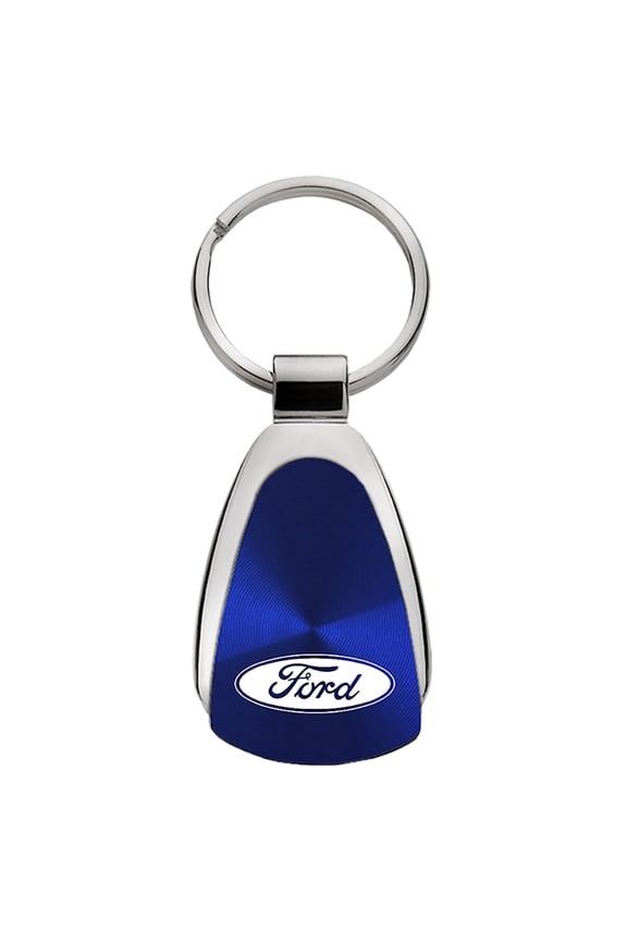 Ford Keychain & Keyring - Blue Teardrop