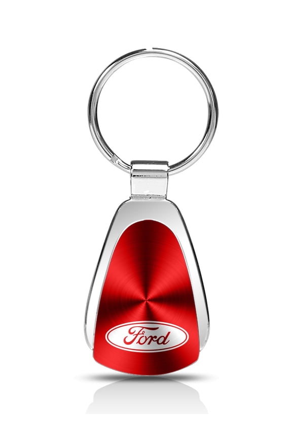 Ford Keychain & Keyring - Red Teardrop