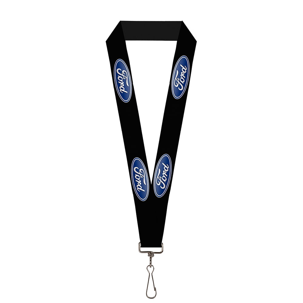 Buckle-Down Portachiavi Ufficiale Ford Mustang | Logo Metallizzato | Accessori Auto