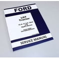 thumbnail image 1 of Ford Lgt 09Gn2201 09Gn2202 Gear Hydro Driven Lawn Garden Tractor Service Manual, 1 of 1