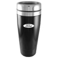 thumbnail image 1 of Ford Logo Black 16oz Stainless Steel Tumbler Travel Mug Official Licensed, 1 of 2