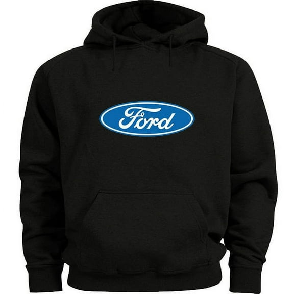 Ford Logo Hoodie Men's Sweatshirt Black