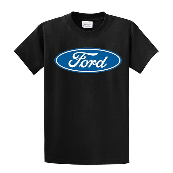 Ford Logo T-shirt Classic Ford Motor Company Youth Boys Car Racing Performance Mustang-Black-Yl