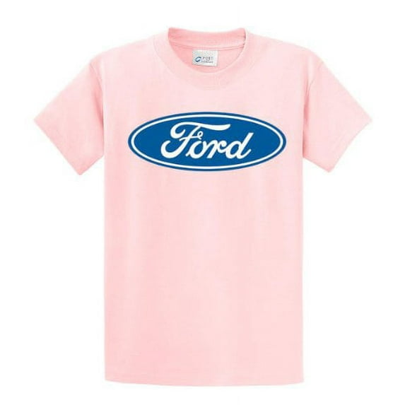 Ford Logo T-shirt Classic Ford Motor Company Youth Boys Car Racing Performance Mustang-Lightpink-Yl