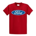 thumbnail image 1 of Ford Logo T-shirt Classic Ford Motor Company Youth Boys Car Racing Performance Mustang-Red-Yl, 1 of 4