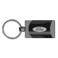 thumbnail image 1 of Ford Logo Two Tone Rectangular Gun-Metal Key Chain, 1 of 2