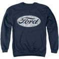 thumbnail image 1 of Ford Logo Unisex Adult Crewneck Sweatshirt,Navy, 3X-Large, 1 of 1