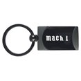 thumbnail image 1 of Ford Mach 1 Two-Tone Rectangular Key Chain (Gun Metal), 1 of 2