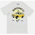 thumbnail image 1 of Ford Men's Officially Licensed Bronco Vintage Retro Distressed Print Tee T-Shirt (Medium, White), 1 of 1