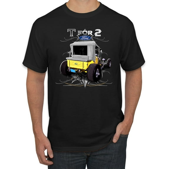 Ford Model T 1900 Vintage | Mens Cars and Trucks Graphic T-Shirt, Black, 3XL