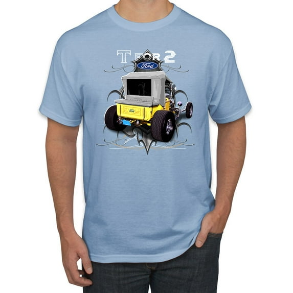Ford Model T 1900 Vintage | Mens Cars and Trucks Graphic T-Shirt, Light Blue, Large