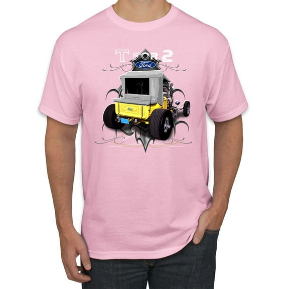 Ford Model T 1900 Vintage | Mens Cars and Trucks Graphic T-Shirt, Light Pink, Medium