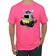 thumbnail image 1 of Ford Model T 1900 Vintage | Mens Cars and Trucks Graphic T-Shirt, Neon Pink, X-Large, 1 of 3