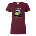 thumbnail image 1 of Ford Model T 1900 Vintage | Womens Cars and Trucks Graphic T-Shirt, Maroon, 2XL, 1 of 3