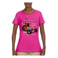 thumbnail image 1 of Ford Model T Roadster 1923 Old School Ride Classic Vintage | Womens Cars and Trucks Graphic T-Shirt, Fuschia, Large, 1 of 4