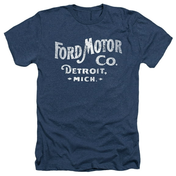 Ford Motor Co Adult Heather T-Shirt Navy