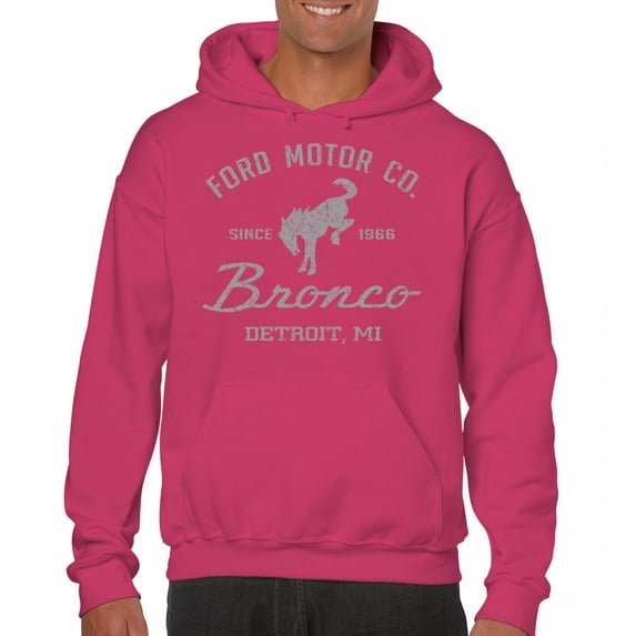 Ford Motor Co Bronco Detroit MI Sweatshirt Vintage Truck Since 1966 4x4 Off Road Adventure Classic Car Fan Hoodie