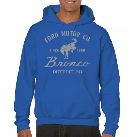Ford Motor Co Bronco Detroit MI Sweatshirt Vintage Truck Since 1966 4x4 Off Road Adventure Classic Car Fan Hoodie