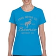 thumbnail image 1 of Ford Motor Co Bronco Detroit MI T-Shirt Vintage Truck Since 1966 4x4 Off Road Adventure Classic Car Fan Women's Tee, 1 of 7