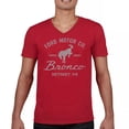 thumbnail image 1 of Ford Motor Co Bronco Detroit MI V-Neck T-shirt Vintage Truck Since 1966 4x4 Off Road Adventure Classic Car Fan Tee, 1 of 7