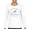 thumbnail image 1 of Ford Motor Co Bronco Detroit MI Women's Long Sleeve T-shirt Vintage Truck Since 1966 4x4 Off Road Adventure Classic Car Fan, 1 of 7