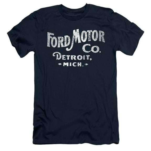 Ford Motor Co S/S Adult 30/1 T-Shirt Navy