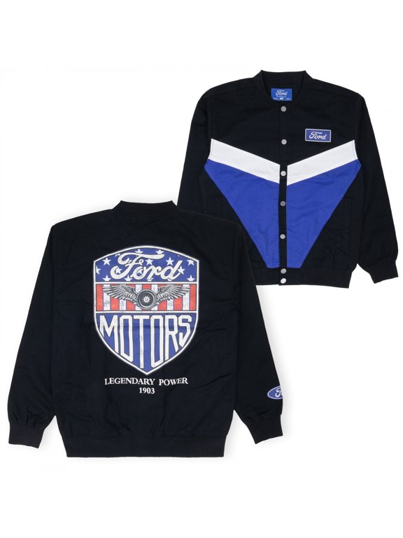 Motors Color Block Twill Racing Jacket-Small