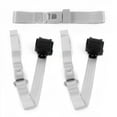 thumbnail image 1 of Ford Mustang 1979-1993v Standard 2 Point Gray & Grey Retractable Bench Seat Belt Kit - 3 Belts, 1 of 1