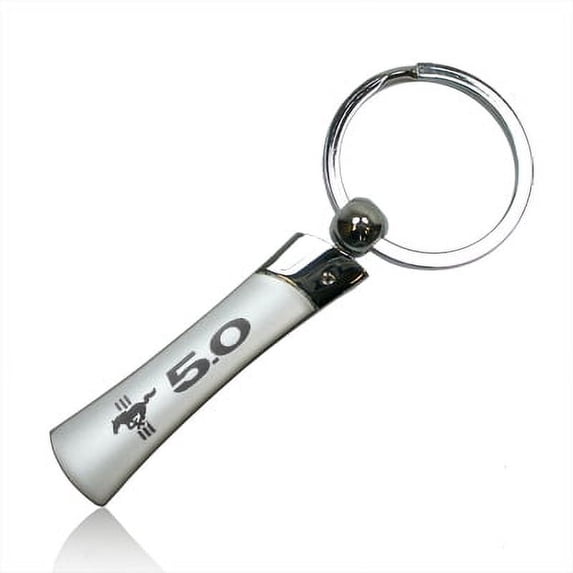 Ford Mustang 5.0 Blade Style Metal Key Chain
