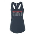 thumbnail image 1 of Ford Mustang 50 Years Mustang Mach 1 Women's Athletic Racerback Tank Top-Indigo-xxl, 1 of 4
