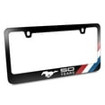 thumbnail image 1 of Ford Mustang 50 Years Tri-Bar Stripe Black Metal License Plate Frame, 1 of 6