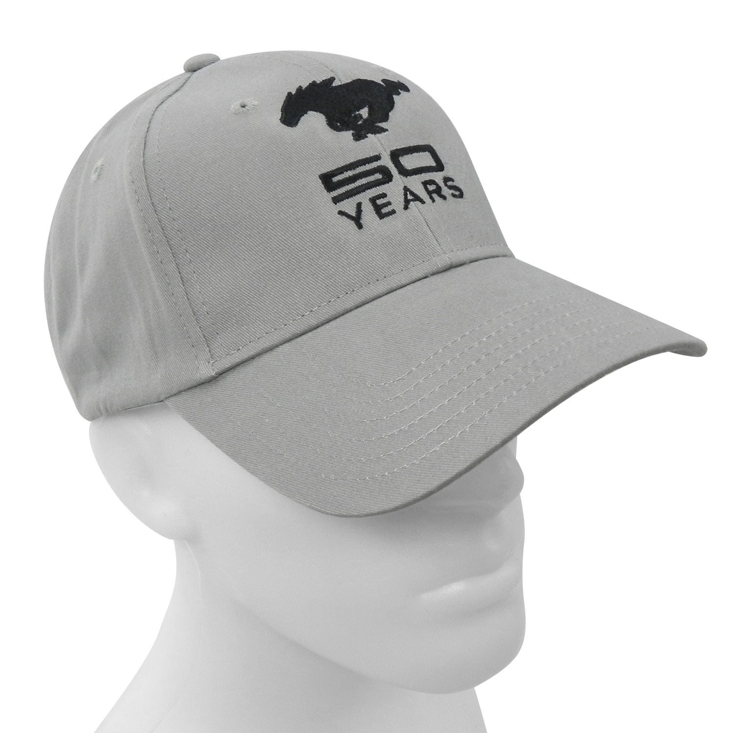 Ford Mustang 50th Years Anniversary Gray Baseball Hat