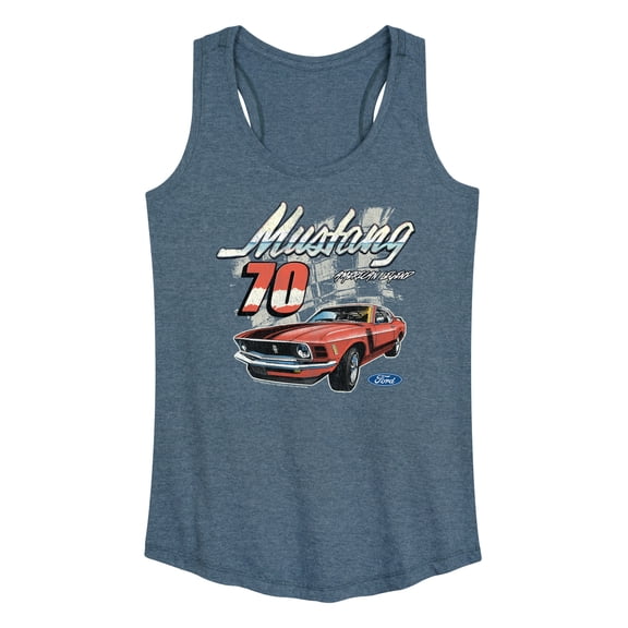 Ford - Mustang 70 - Women's Racerback Graphic Tank