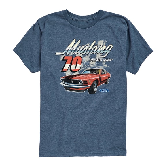 Ford - Mustang 70 - Youth Boys Short Sleeve Graphic T-Shirt