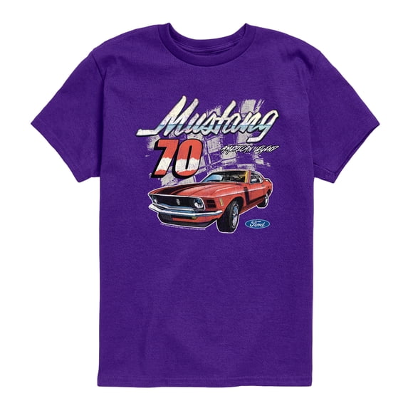 Ford - Mustang 70 - Youth Boys Short Sleeve Graphic T-Shirt