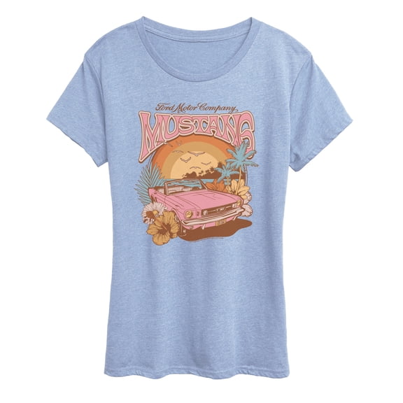 Ford - Mustang Beach - Women's Short Sleeve Graphic T-Shirt