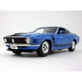thumbnail image 1 of Ford Mustang Boss 302 1970 1/24 Diecast Metal Model - BLUE, 1 of 2