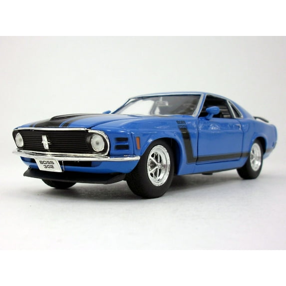 Ford Mustang Boss 302 1970 1/24 Diecast Metal Model - BLUE