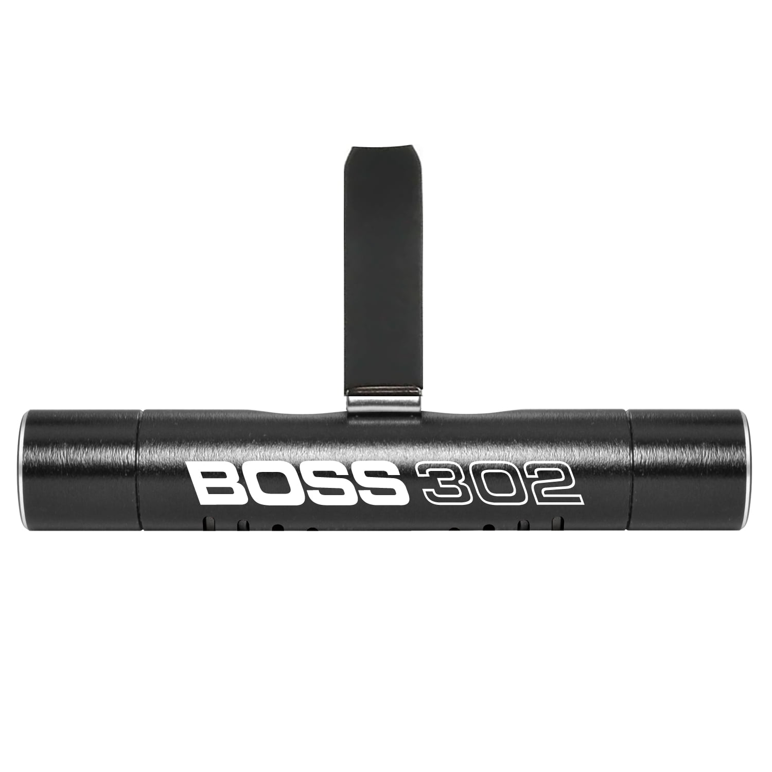 Ford Mustang Boss 302 Car AC Vent Air Freshener Black Clip with adjustable window and 10 Refill Sticks