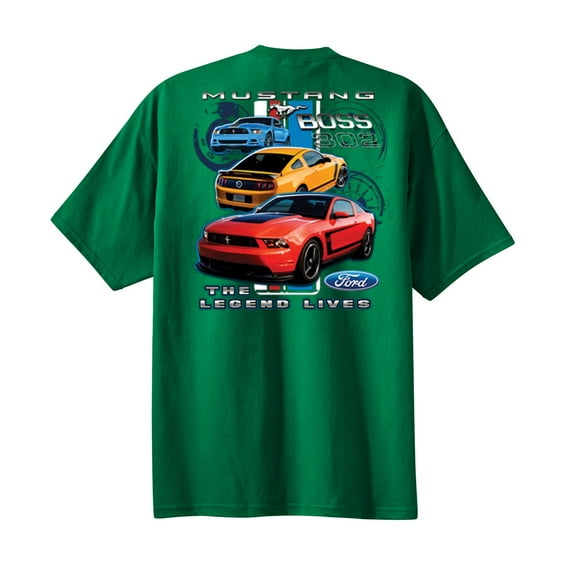 Ford Mustang Boss 302 Legend Lives Design Ford Motors Car Enthusiast Racing Performance Tough Hotrod Race-Kelly-XXXL