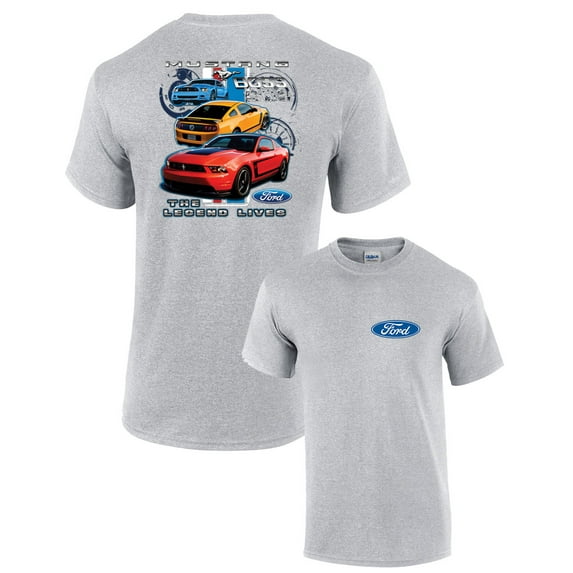 Ford Mustang Boss 302 Legend Lives Design Ford Motors Car Enthusiast Racing Performance Tough Hotrod Race-Sports-XXXL