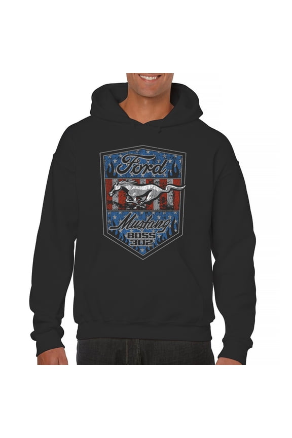 Ford Mustang Boss 302 Sweatshirt American Muscle Car Fan Performance Racing Road Runner V8 1969 2012 Hoodie