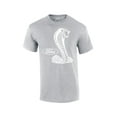 thumbnail image 1 of Ford Mustang Cobra White Silhouette Ford Motors Classic Ford Logo Racing Performance Race Hotrod Antique Muscle Car Tee-Sportsgrey-XXXL, 1 of 4
