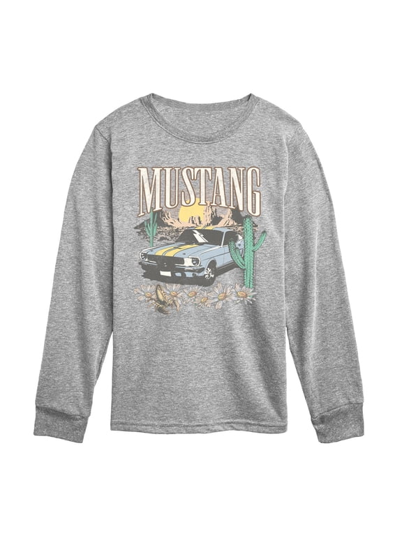 - Mustang Desert Boys' Long Sleeve Graphic T-Shirt