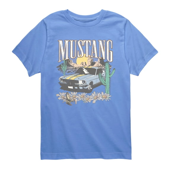 Ford - Mustang Desert - Youth Boys Short Sleeve Graphic T-Shirt