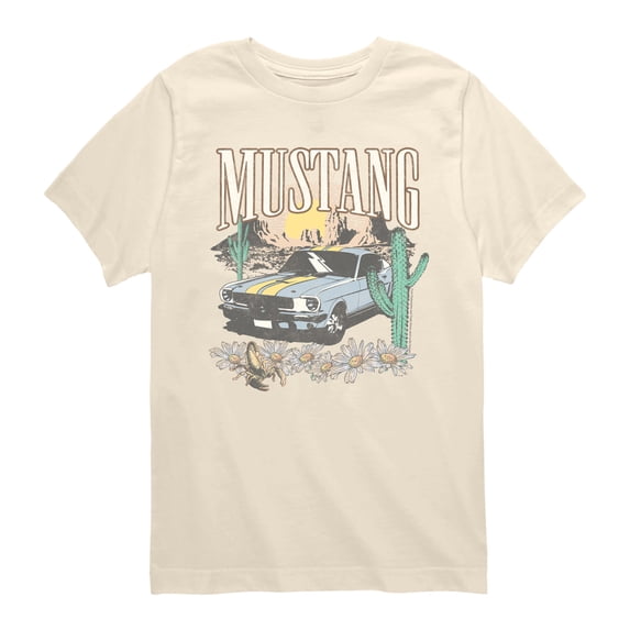 Ford - Mustang Desert - Youth Boys Short Sleeve Graphic T-Shirt